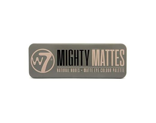 W7 Mighty Mates paleta de sombras de colores mate naturales., 15,6 g