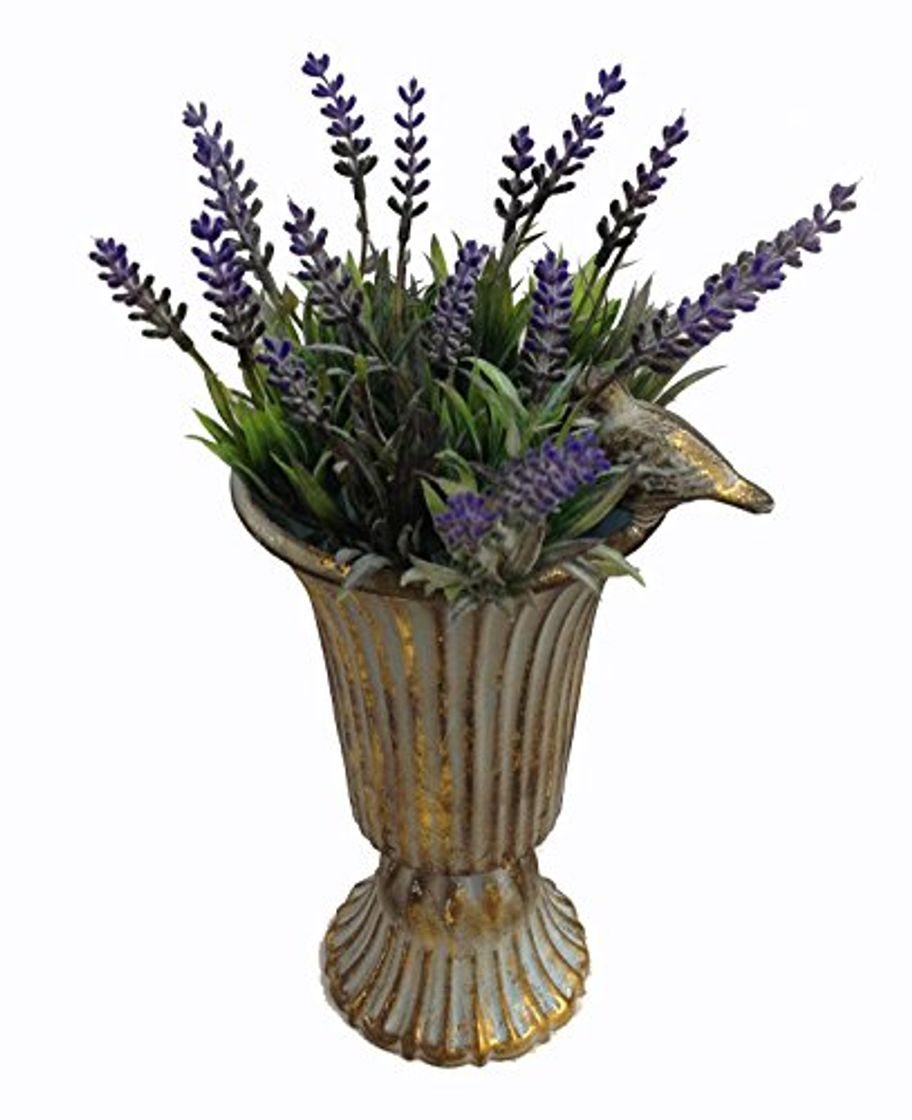 Social GMMH trofeo Ánfora Florero Jarrón Florero Antiguo metal Vintage Decoración Diseño Retro