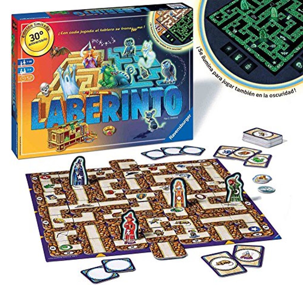 Producto Ravensburger- Juego Laberinto, Glow in The Dark, Miscelanea