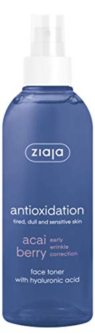 Social Ziaja Acai Berry cara tóner con ácido hialurónico Spray 200 ml