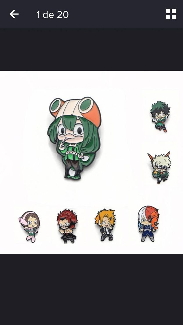 Product Broches Boku no Hero