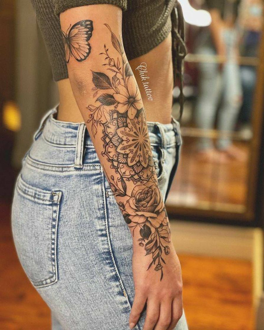 Fashion Tatuagem feminina 