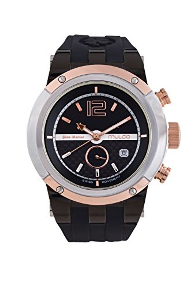 Product MULCO Unisex Bluemarine Cristal cronógrafo Suizo Movimiento del Reloj Multifuncional