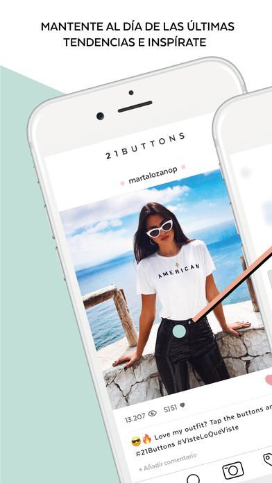 App 21 Buttons: Fashion Network