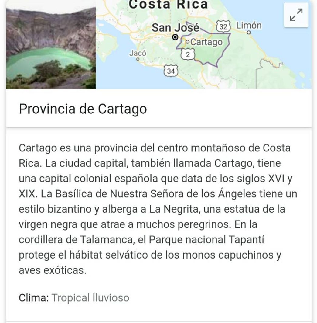 Place Cartago
