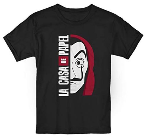 LaMAGLIERIA Camiseta niño La Casa De Papel CDP06 - t-Shirt 100% algodón