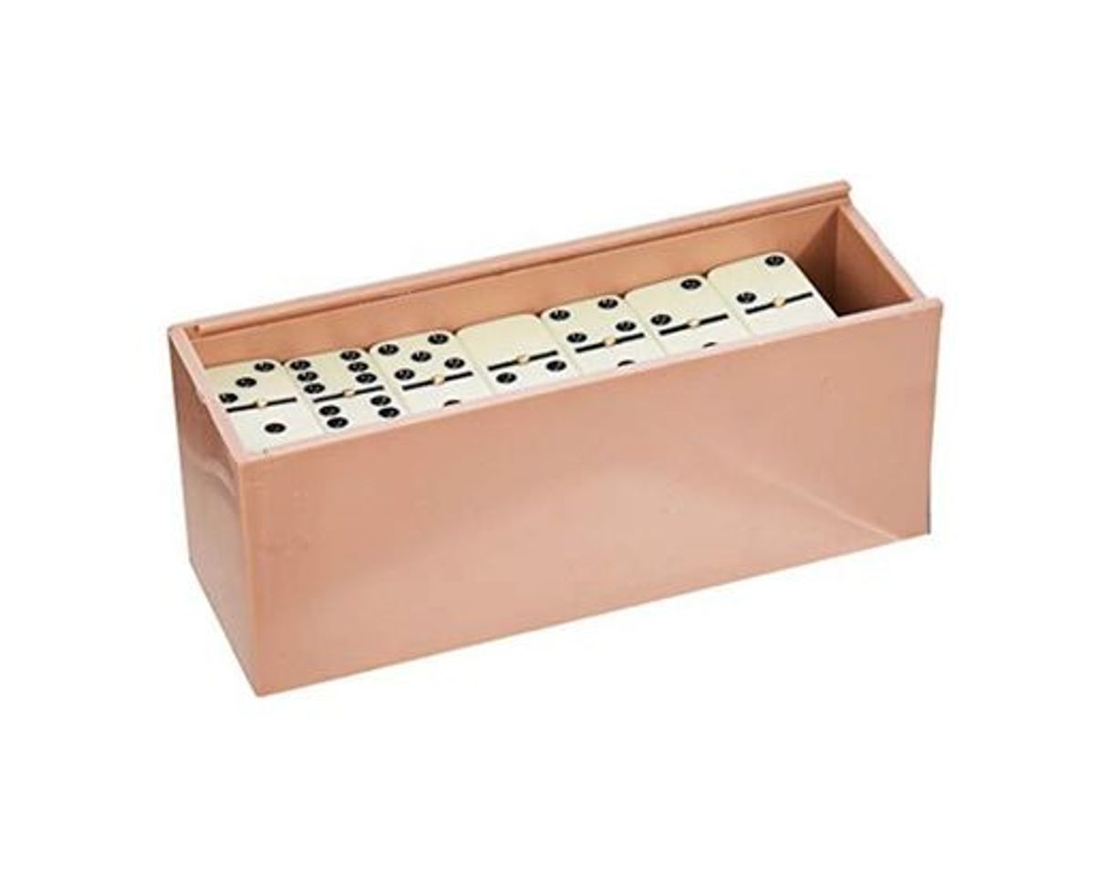 Social Falomir Dominó Marfil, Juego de Mesa, Clásicos, 20 x 42 x 7