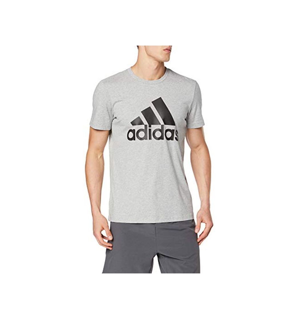 Social adidas Most Haves Badge of Sports TS M Camiseta, Hombre, Gris