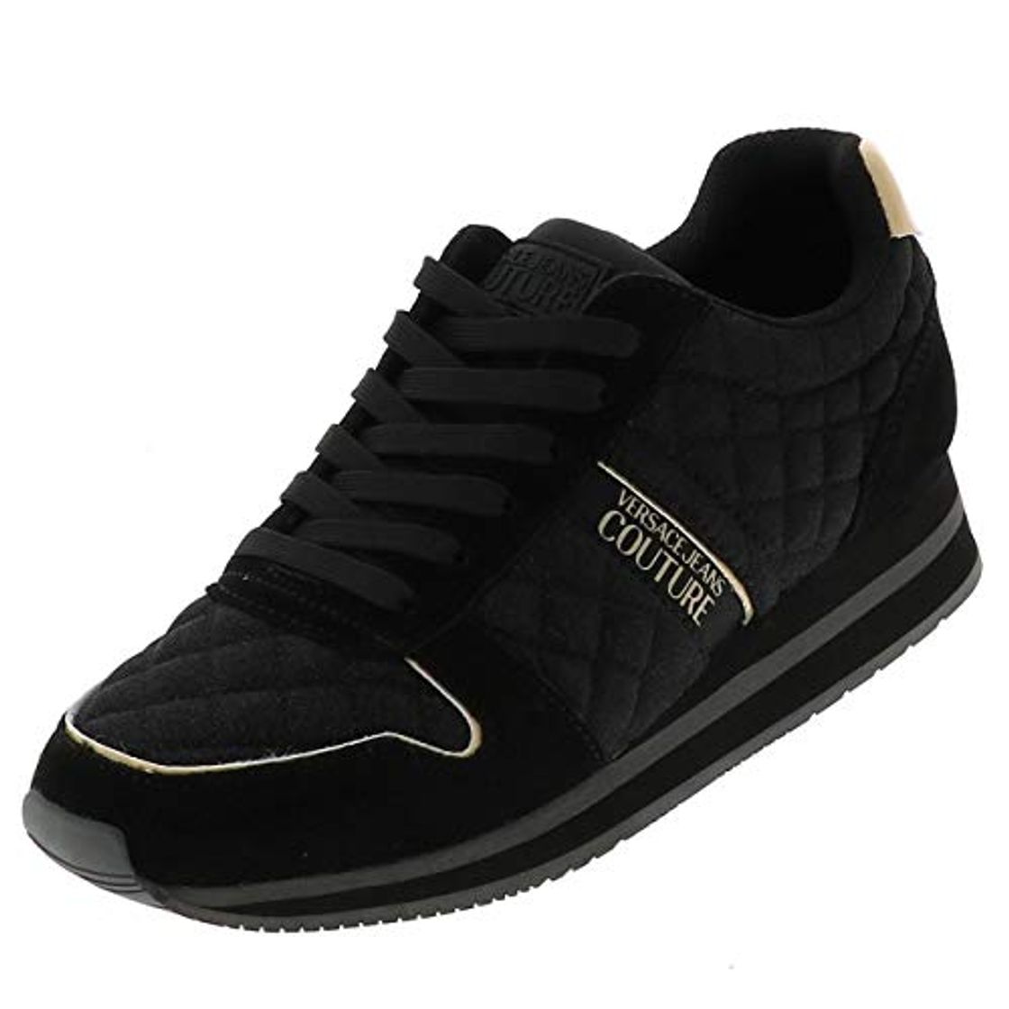 Moda Versace Jeans Stella Noir Gold W - Zapatillas de moda ciudad, Negro