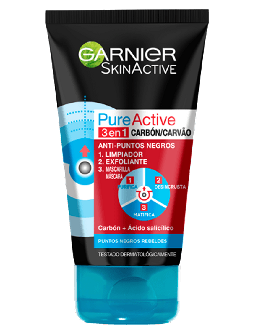 Pure Active Limpiador 3 En 1Carbon