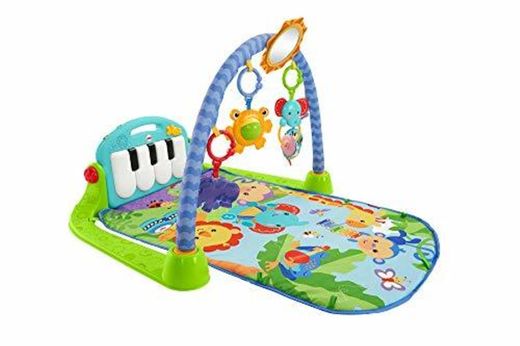Fisher-Price Gimnasio-piano pataditas, manta de juego para bebé