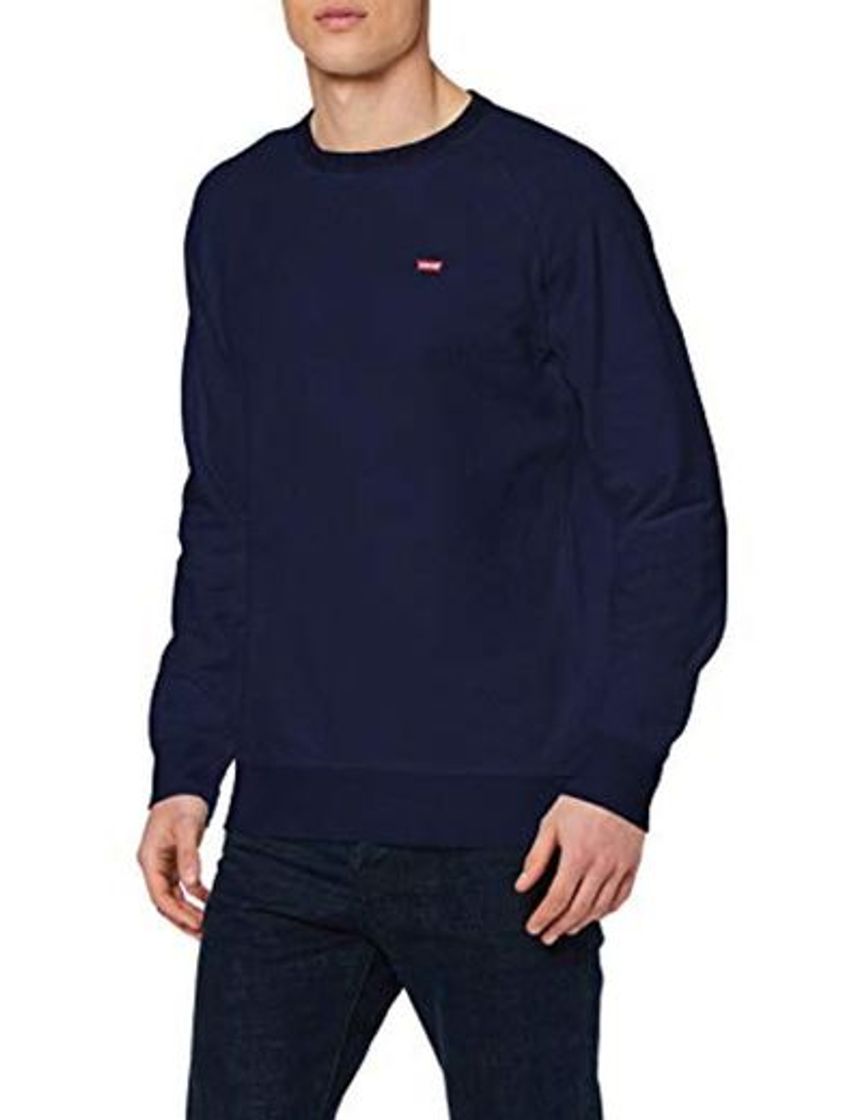 Social Levi's Original Hm Icon Crew Sudadera, Azul