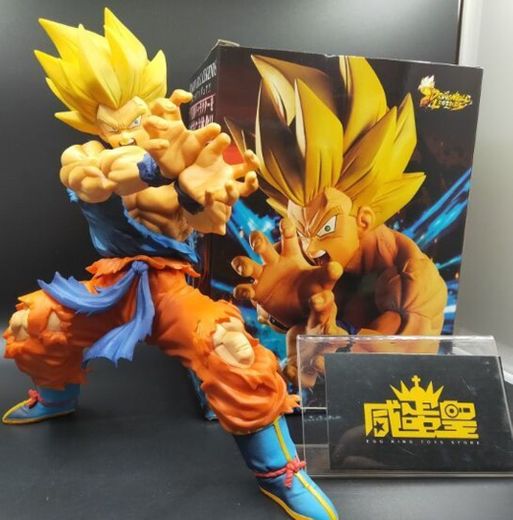 Banpresto-Son Son Goku Kamehameha Figura 17 cm Dragon Ball Dragonball Legends Collab,