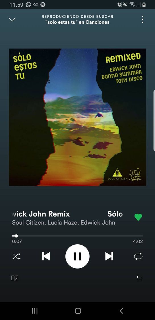 Canción Sólo Estas Tú - Edwick John Remix