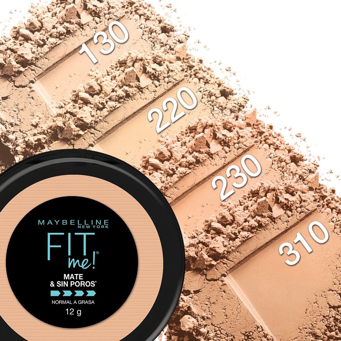 Social Maybelline New York Fit Me - Polvos Compactos Matificantes y Sin Brillos