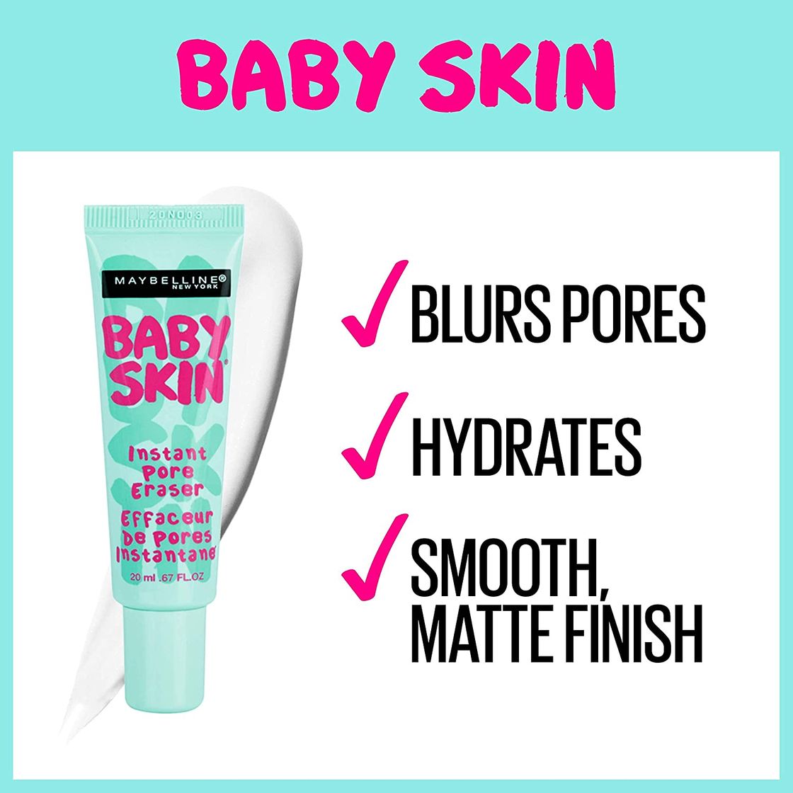 Social Primer Baby Skin Pore Eraser, de Maybelline