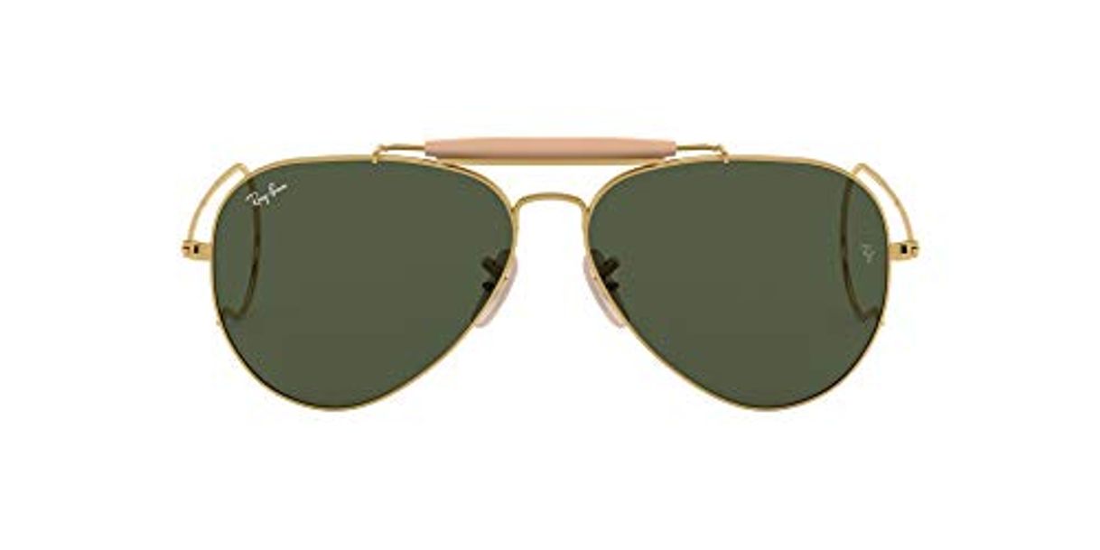 Lugares Ray-Ban Outdoorsman Oro-Verde Clásica G-15- Gafas de sol para hombre