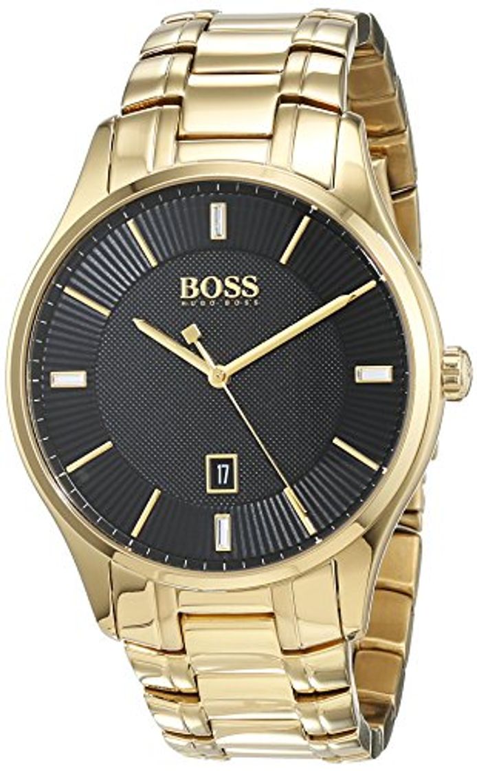 Social Hugo BOSS Reloj Análogo clásico para Hombre de Cuarzo con Correa en
