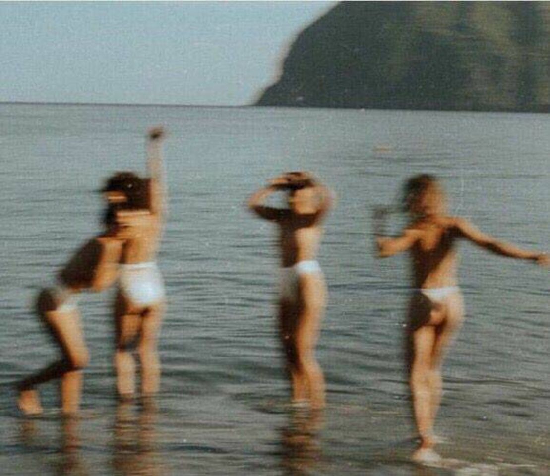 Social dancing on the beach