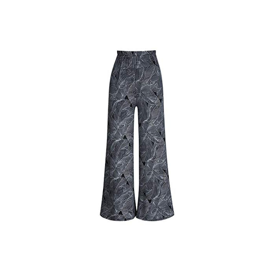 Fashion RISTHY Pantalones Acampanados Mujer Pantalón Palazzo de Pierna Ancha Cintura Alta Casual Estampado Floral Baggy Pantalones de Verano Otoño para Mujeres