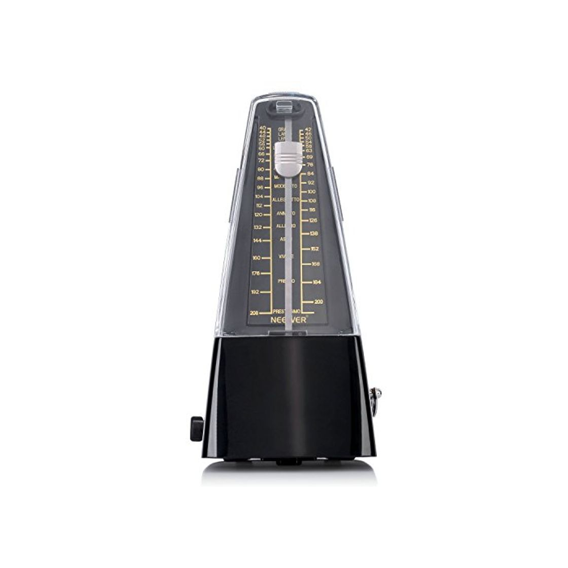 Social Neewer NW-707 Tradicional Wind Up Metrónomo Mecánico para Piano Guitarra Bajo Tambor