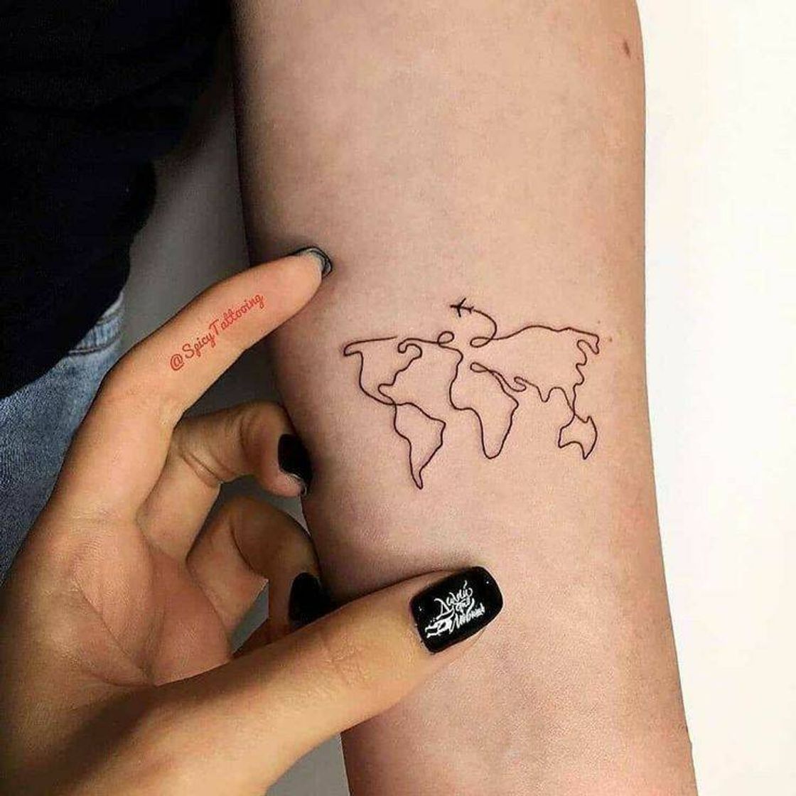 Fashion Tatuaje Mapa