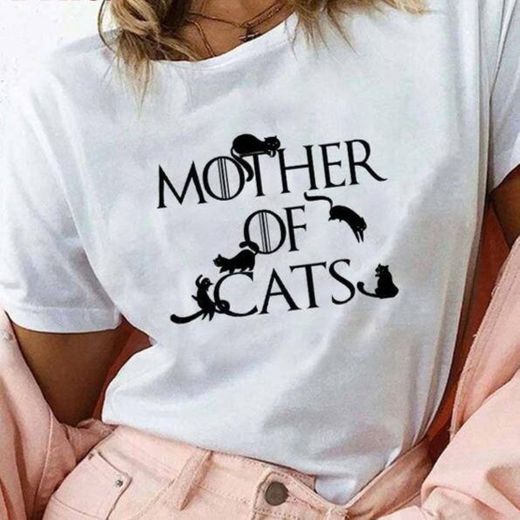 Camiseta madre de gatitos