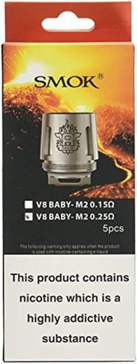 Smok TFV8 Beast Coils M2 - 0.25 Ohm - Paquete de 5
