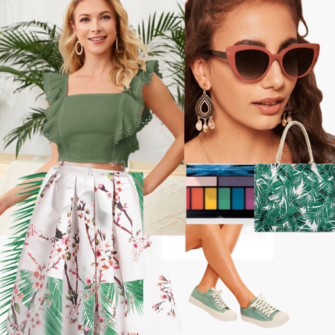 Fashion Crop verde