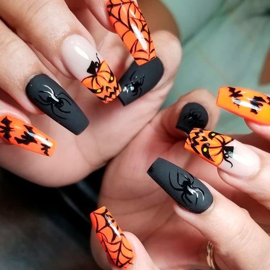 Fashion Unhas de Halloween