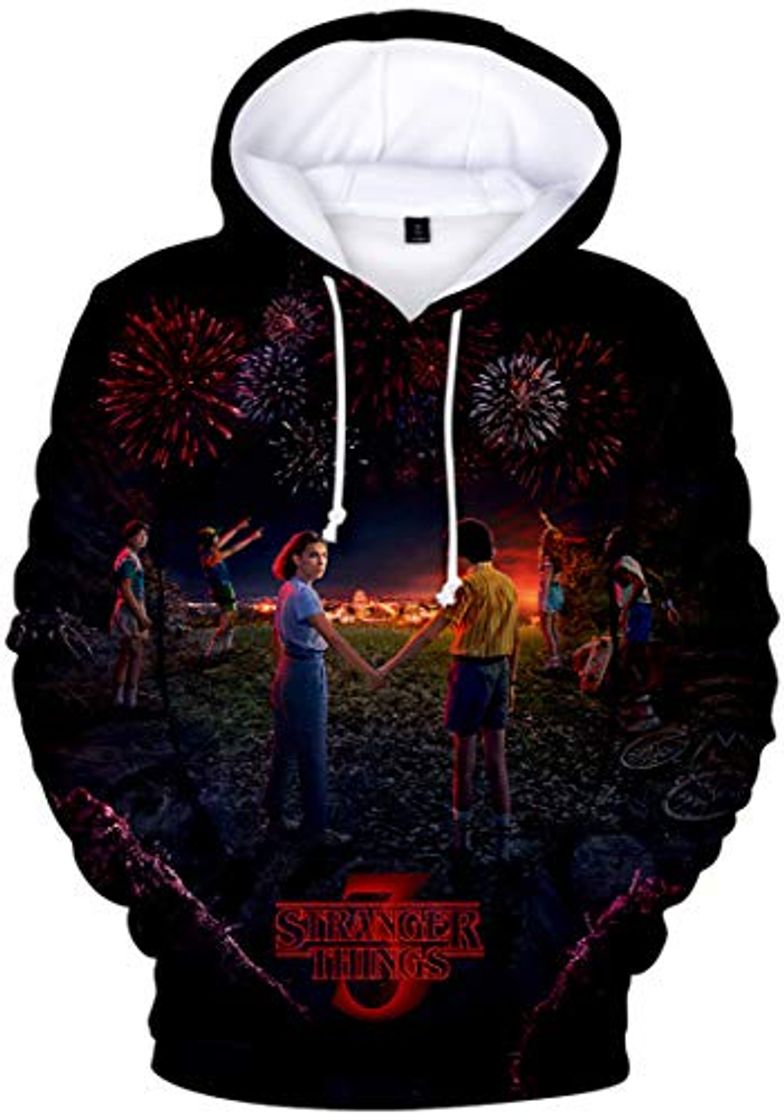 Producto FLYCHEN Sudadera Stranger Things 3 New Season para Niñas 3D Impreso Digital