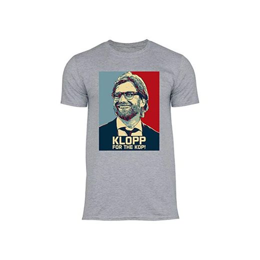 wowshirt Camiseta Klopp For The Kop Jürgen Klopp para Hombre, Tamaño:L, Color:Sport