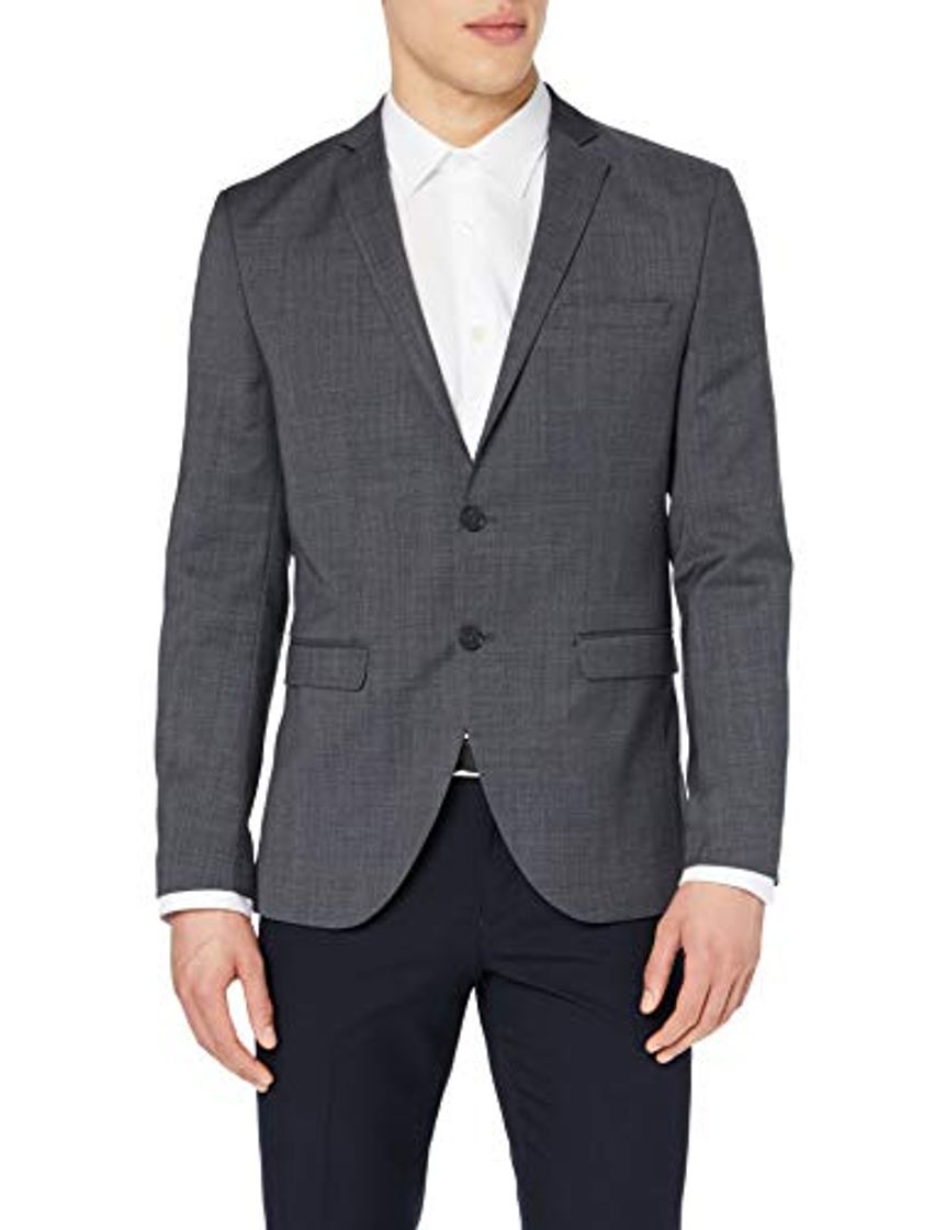 Social Jack & Jones Jprsolaris Blazer Noos Chaqueta de Traje, Gris