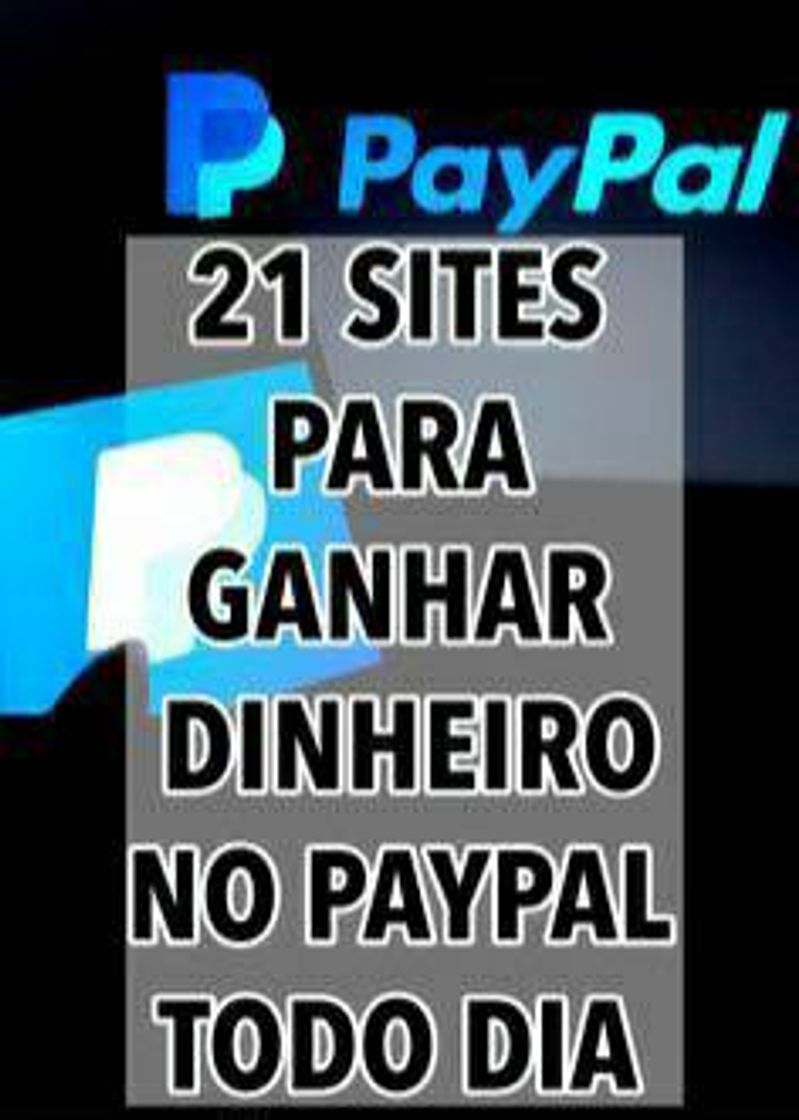 Moda 21 sites para ganhar dinheiro pelo PayPal!