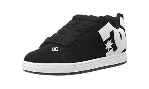 DC Shoes Court Graffik, Zapatillas para Hombre, Negro