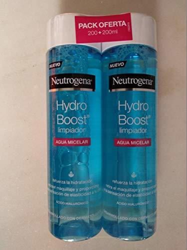 Neutrogena Hydro Boost agua micelar limpiadora pack duplo 2x200 ml