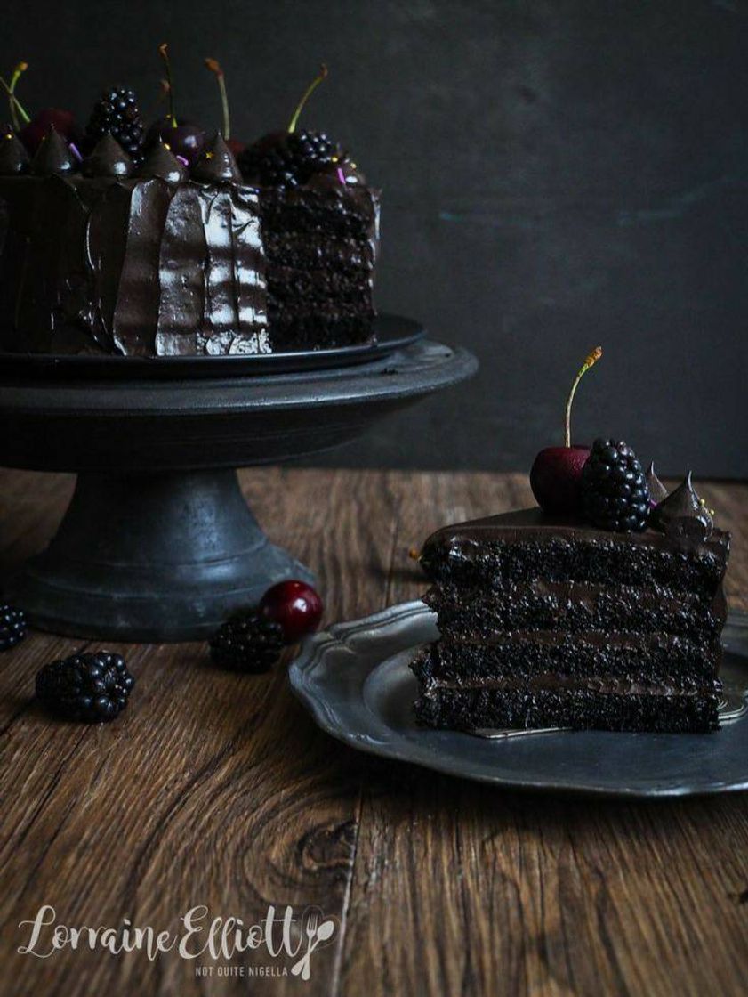 Social Black Velvet Cake