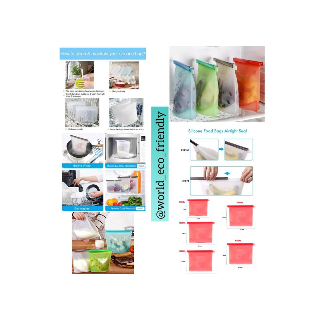 Social Silicone Bags 