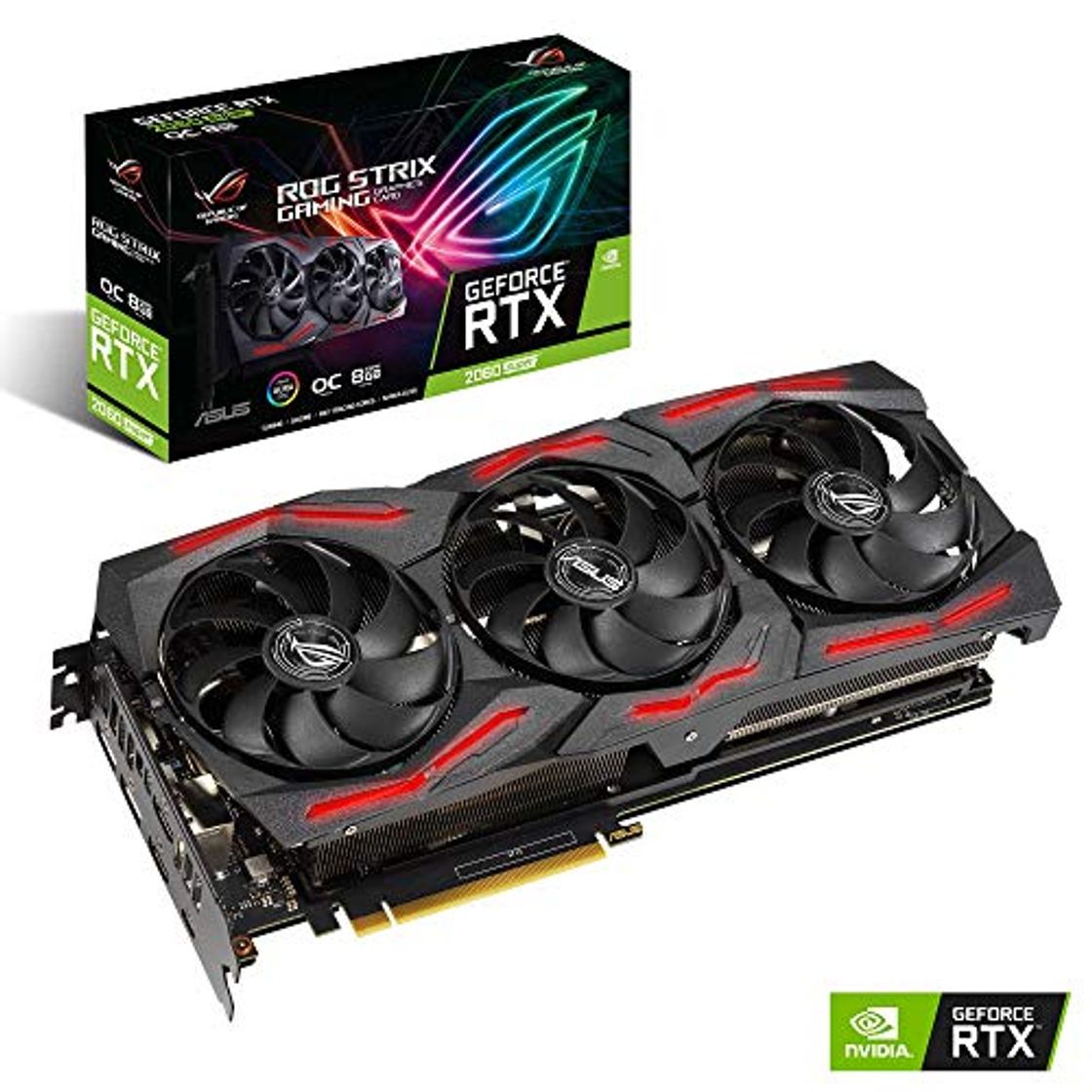 Productos ASUS ROG Strix GeForce RTX 2060 Super EVO OC Edition - Tarjeta