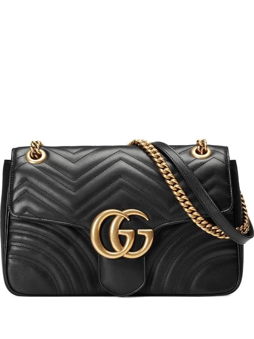 Moda Gucci Bolsa Tiracolo GG Marmont Matelassê Média 