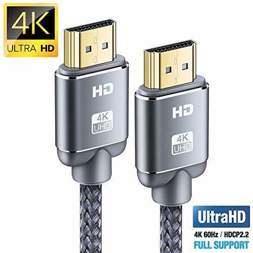 Cable HDMI 4K 2metros-Snowkids Cable HDMI 2.0 de Alta Velocidad Trenzado de