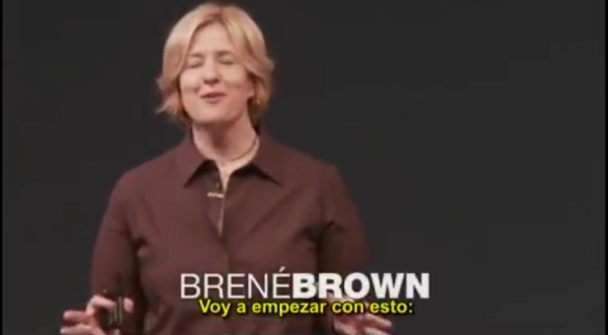 Moda CHARLA TED “El poder de la vulnerabilidad” de Brene Brown