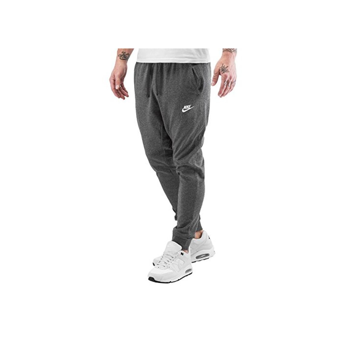 Fashion Nike M Nsw Cf Jsy Club Pantalones Hombre, Gris