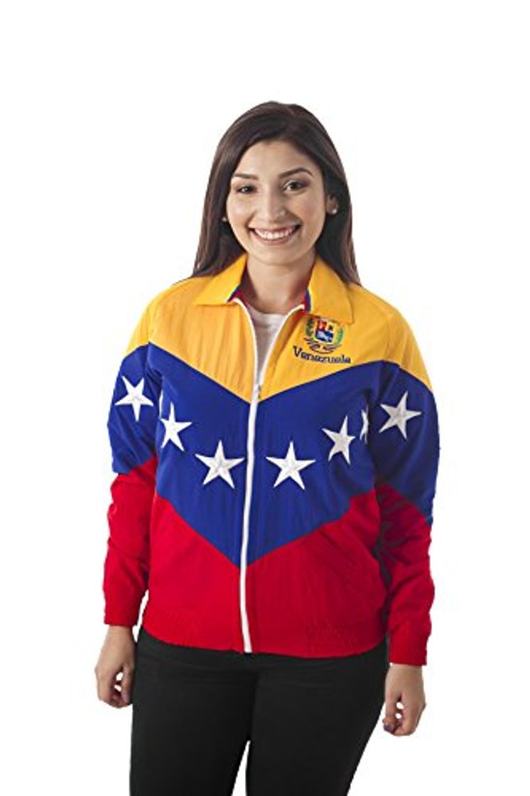 Fashion 23 - 48 Chaqueta Tricolor DE LA Bandera DE Venezuela