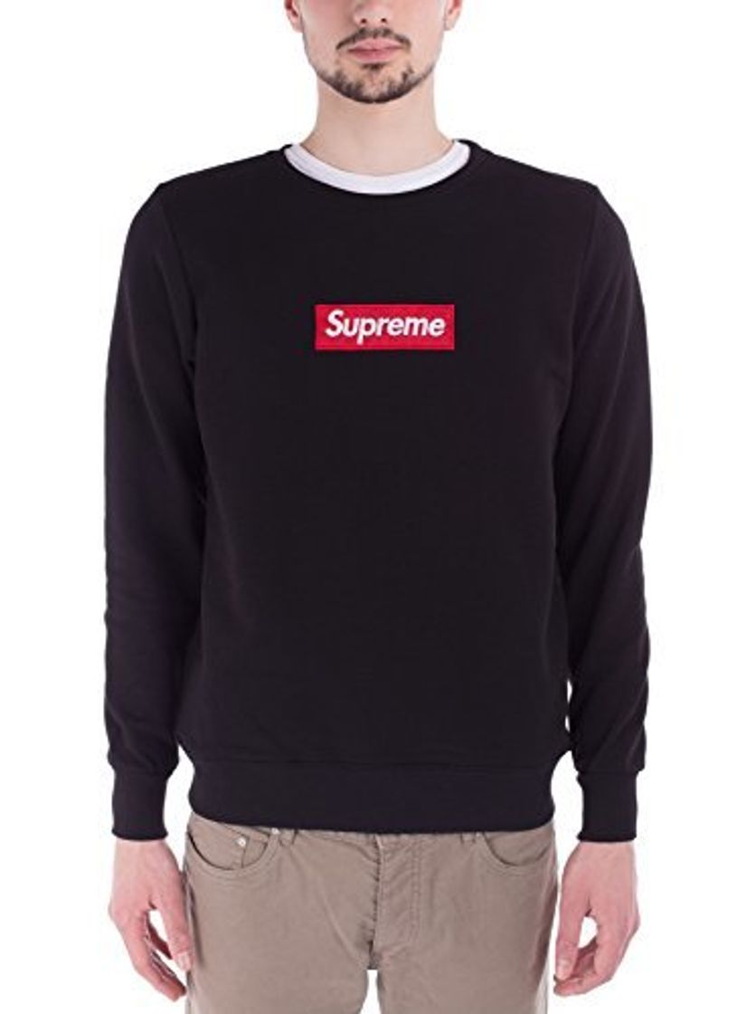 Lugar Supreme Italia Sudadera SUFE1101 Negro L