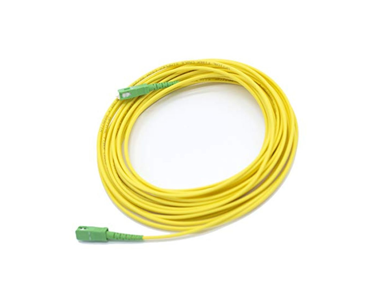 Producto PRENDELUZ Cable Fibra ÓPTICA 10 Metros Universal - Color Amarillo SC