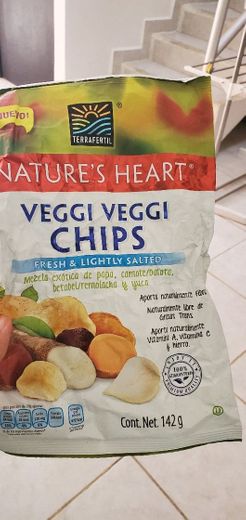 mezcla de vegetales  Natual’s Heart veggie chips 