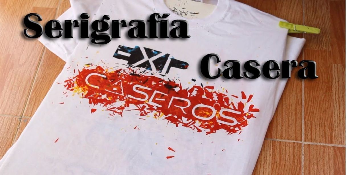 Moda ESTAMPAR tus camisetas o PLAYERAS (serigrafía casera) 