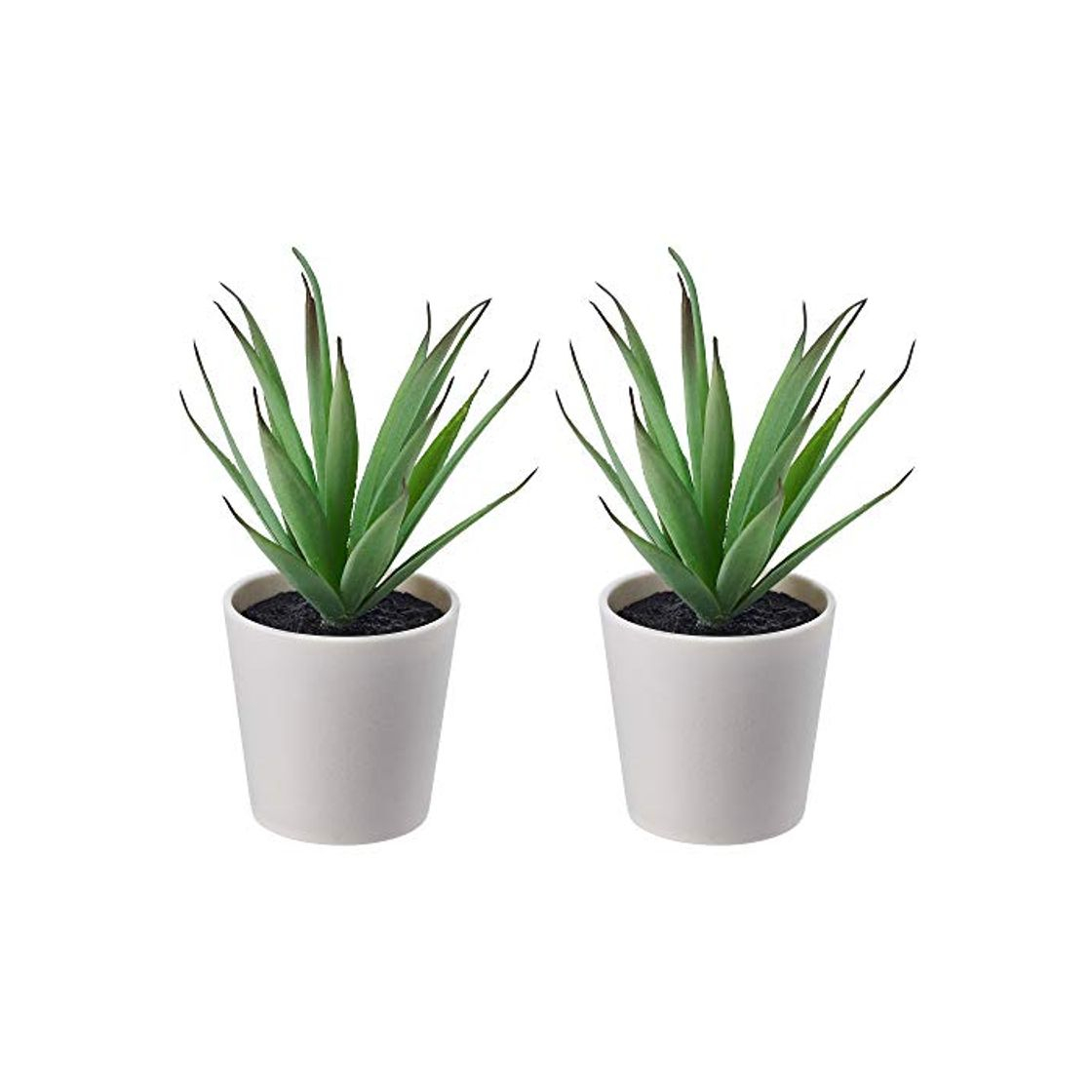 Social Ikea FEJKA - Juego de 2 Mini Plantas de Escritorio con ventosas