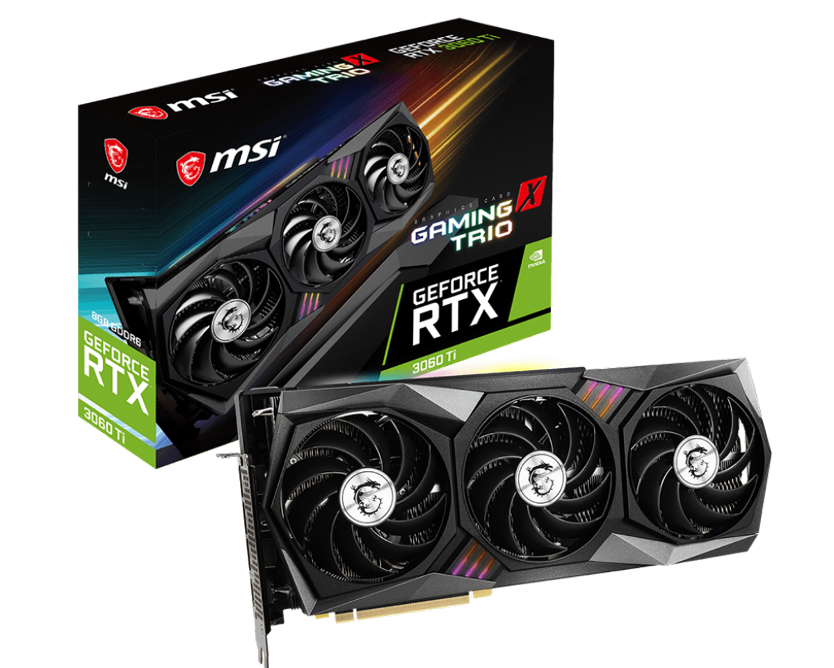 Producto Gráfica MSI GeForce® RTX 3060 Ti GAMING X TRIO 8G